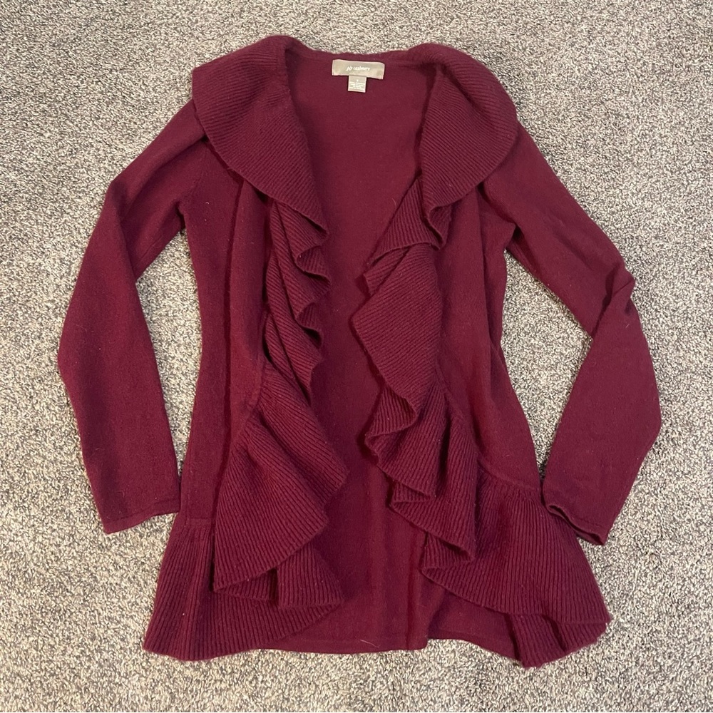 Ply Cashmere Cardigan Sweater - Picture 2 of 5
